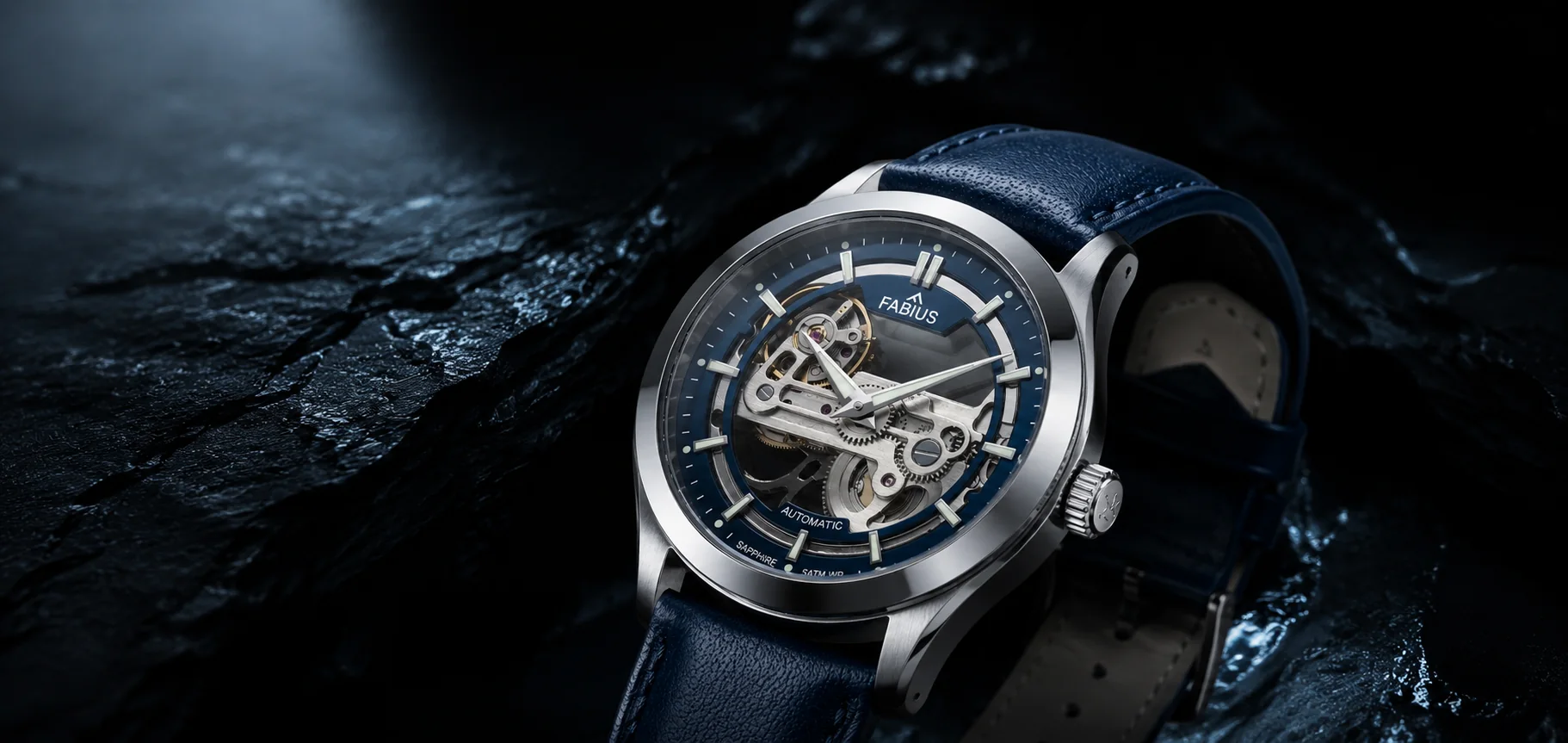 Fabius Resolute Blue in a dramatic setting