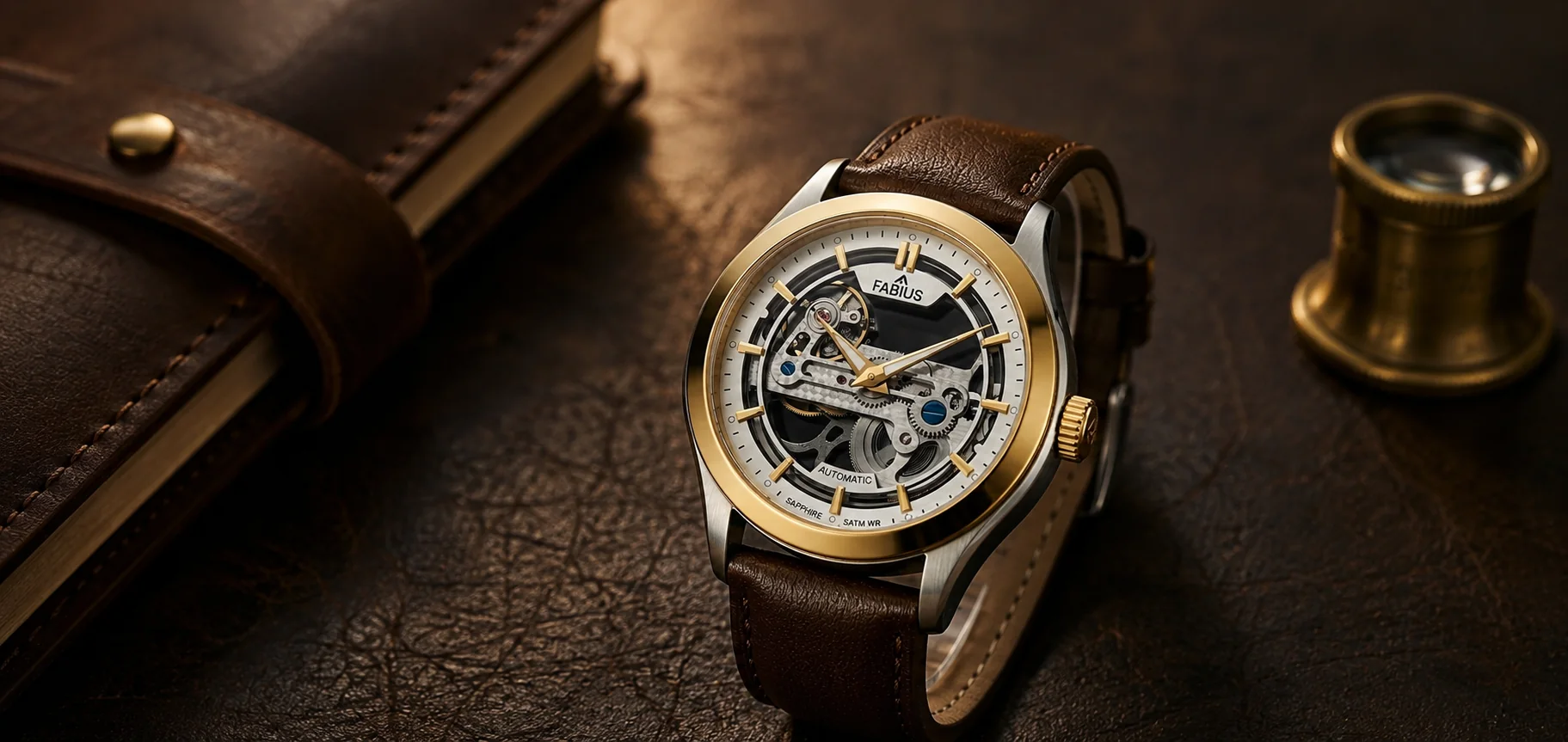 Fabius Resolute Brown in a dramatic setting