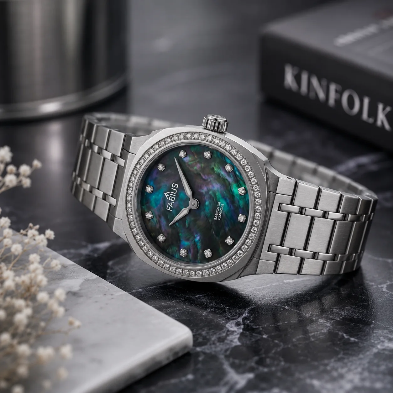 Fabius Lumina Silver watch